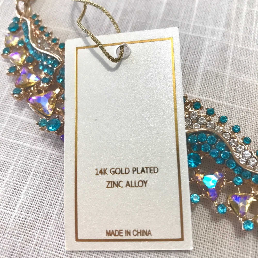 Stunning Eye Candy Magical Statement Necklace New - image 5